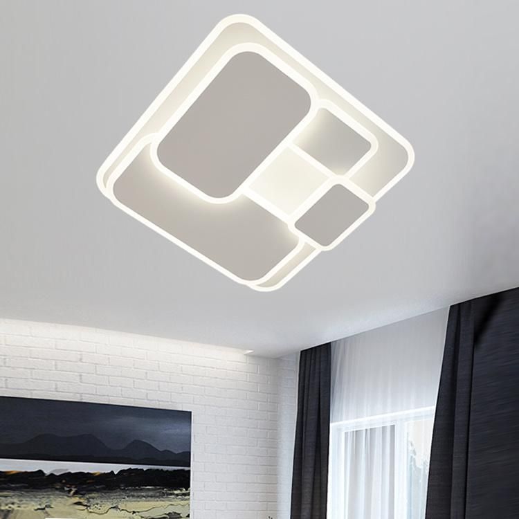 Modern Simple Bedroom LED Ceiling Lamp Living Room Dining Room Square Lamps