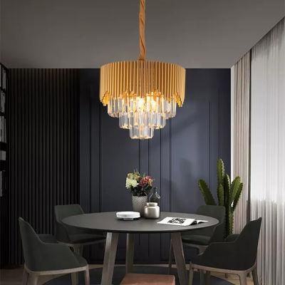 Dafangzhou 96W Light China Dome Chandelier Supply Crystal Pendant Lamp Contemporary Style Chandelier Ceiling Light Applied in Office