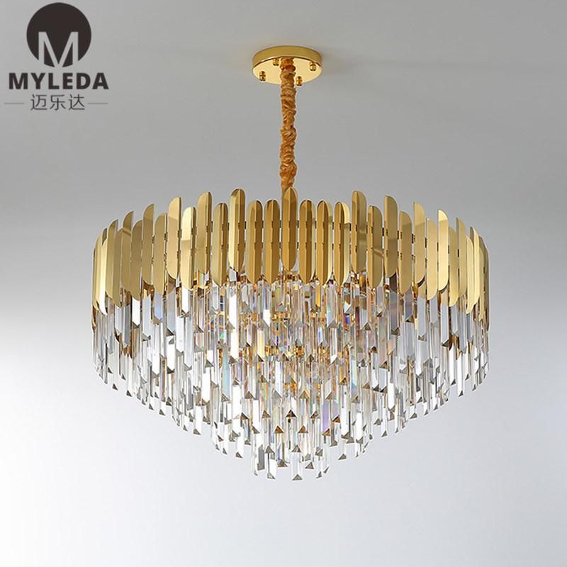 New Design Residential Interior Crystal Pendant Lamp