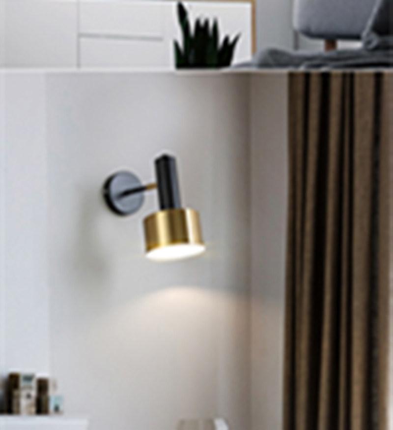 Modern Adjustable Bedside Lamp Wall Lamp Black Gold Luxury Nordic up Down Reading Light Wall Light (WH-OR-32)