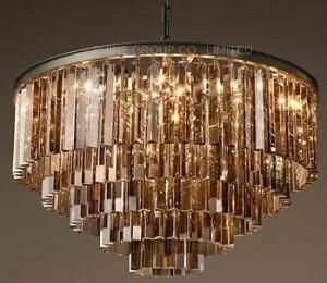 Round Modern Crystal Decoration Pendant Lamp for Home or Hotel