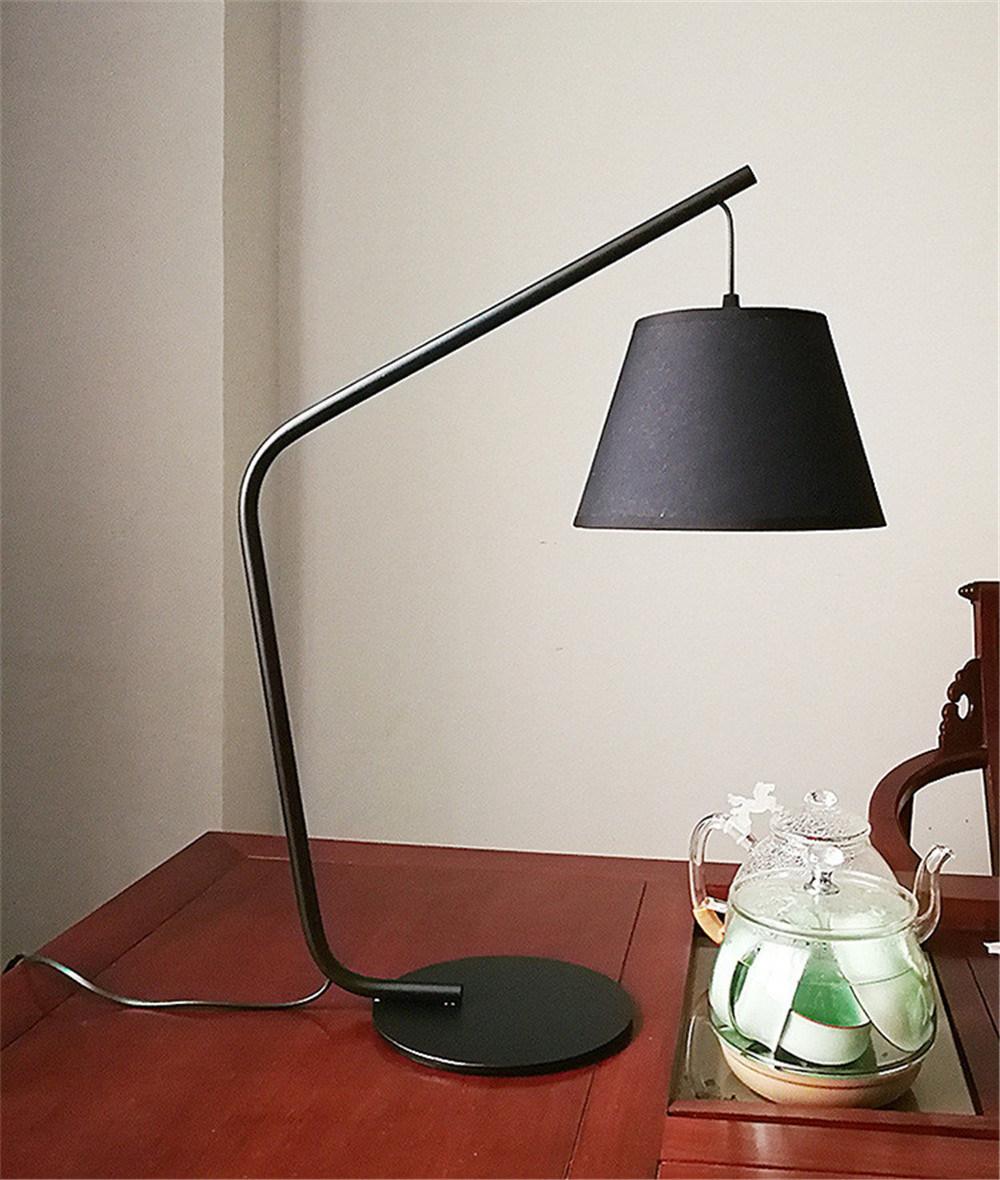 Table Lamp Living Room Table Lamp Wrought Iron Cloth Bedroom Bedside Lamp Danish Fishing Lamp