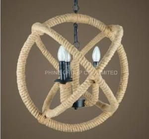 Modern Top Qualilty Interior Rope Decorative UL Approved Pendant Light