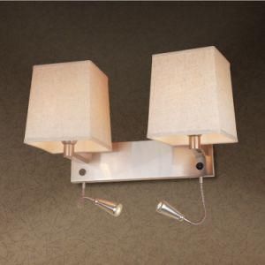 2 Outlets on Base Wall Lamp for Home/Hotel Decor