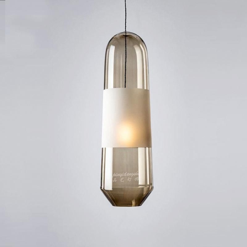 Postmodern Restaurant Glass Chandelier Hotel Bedroom Lamp Bar Household Pendant Light