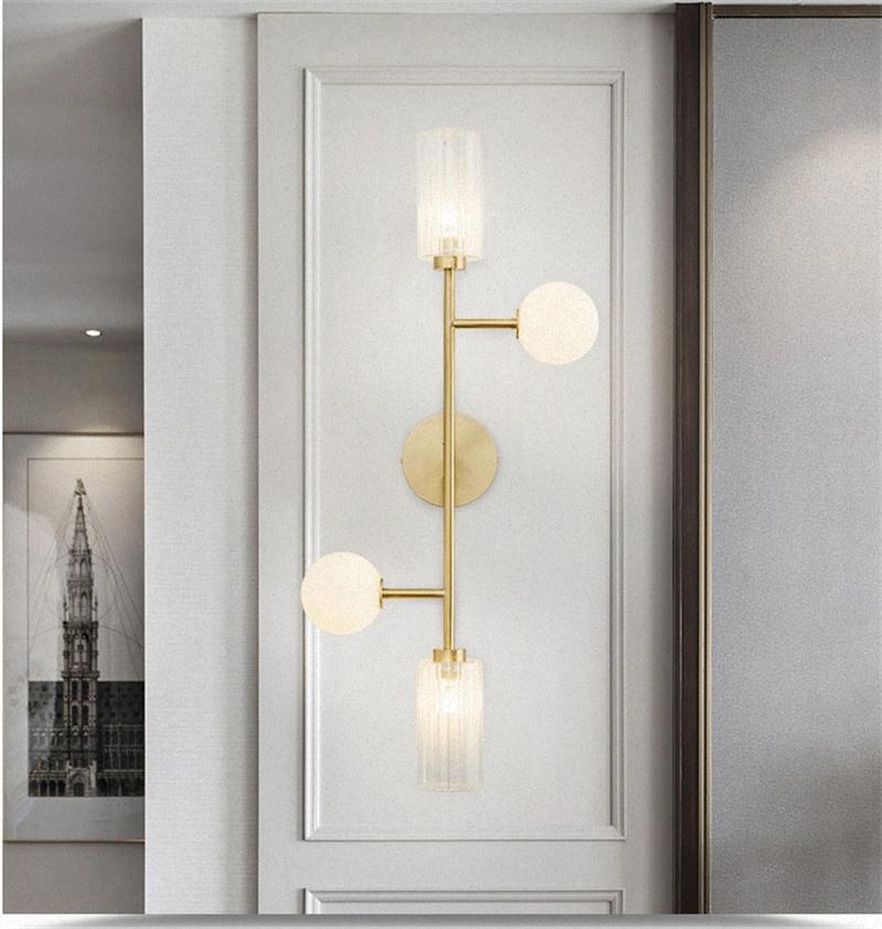 Modern Bathroom Mirror Light Brass Wall Sconce Modern Wall Light
