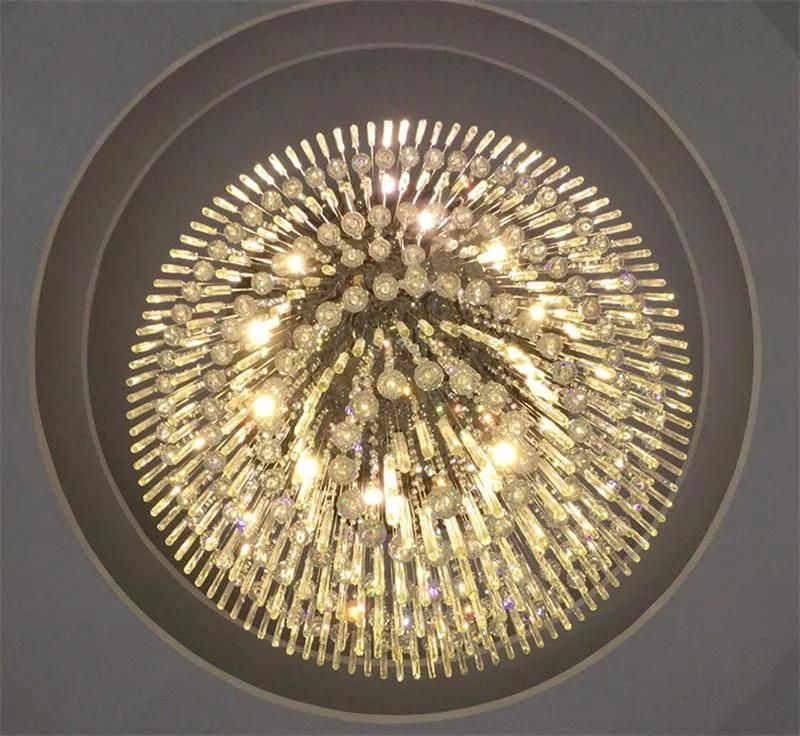 European Style Hotel Indoor Hanging Elegant Wedding LED Modern Crystal Luxury Chandelier