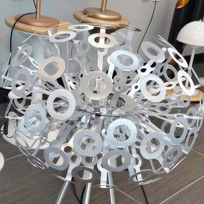 Modern Personality Floor Lights White Living Room Bedroom Study Dandelion Floor Lamp (WH-MFL-155)