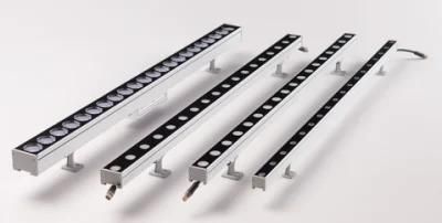 24W 36W Linear LED Outdoor Wall Washer Light 25*45 Degree Waterproof IP66 for Building Facade Light