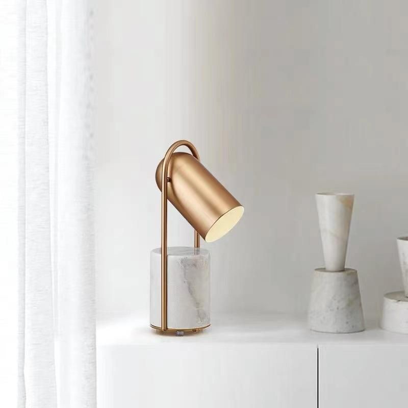 Factory Wholesale Nordic Marble Rotation Table Lamp From Living Room Bedroom