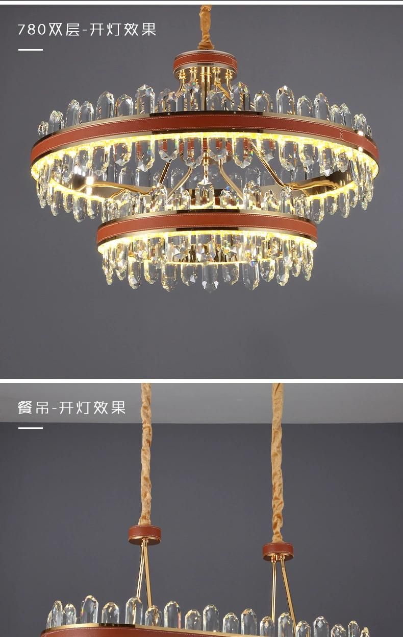 Fashion Luxury Style Modern Indoor Decoration LED Ceiling Pendant Lighting