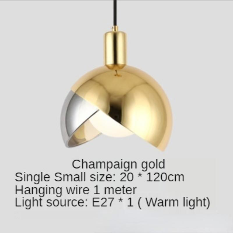 Europe Modern LED Glass Ball Luxury Pendant Light on Dining Room Kitchen Island Light (WH-GP-81)