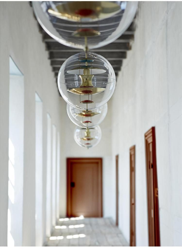 Nordic LED Pdenmark Verpan Vp Globe Pendant Light Designer Acrylic Planet Hanging Lamp (WH-GP-33)