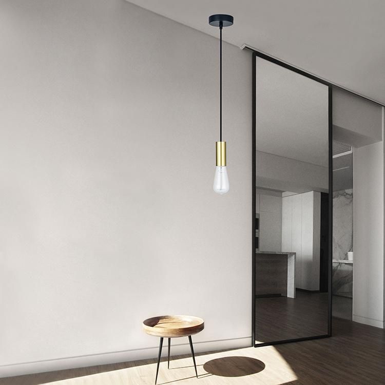 Creative DIY North Europe Modern Aluminum Pendant Light Black Gold Fixtures for Kitchen, Restaurant