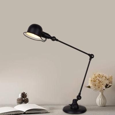 Long Swing Arms Adjust Foldable Desk Study Table Lamp Industry Light for Hotel