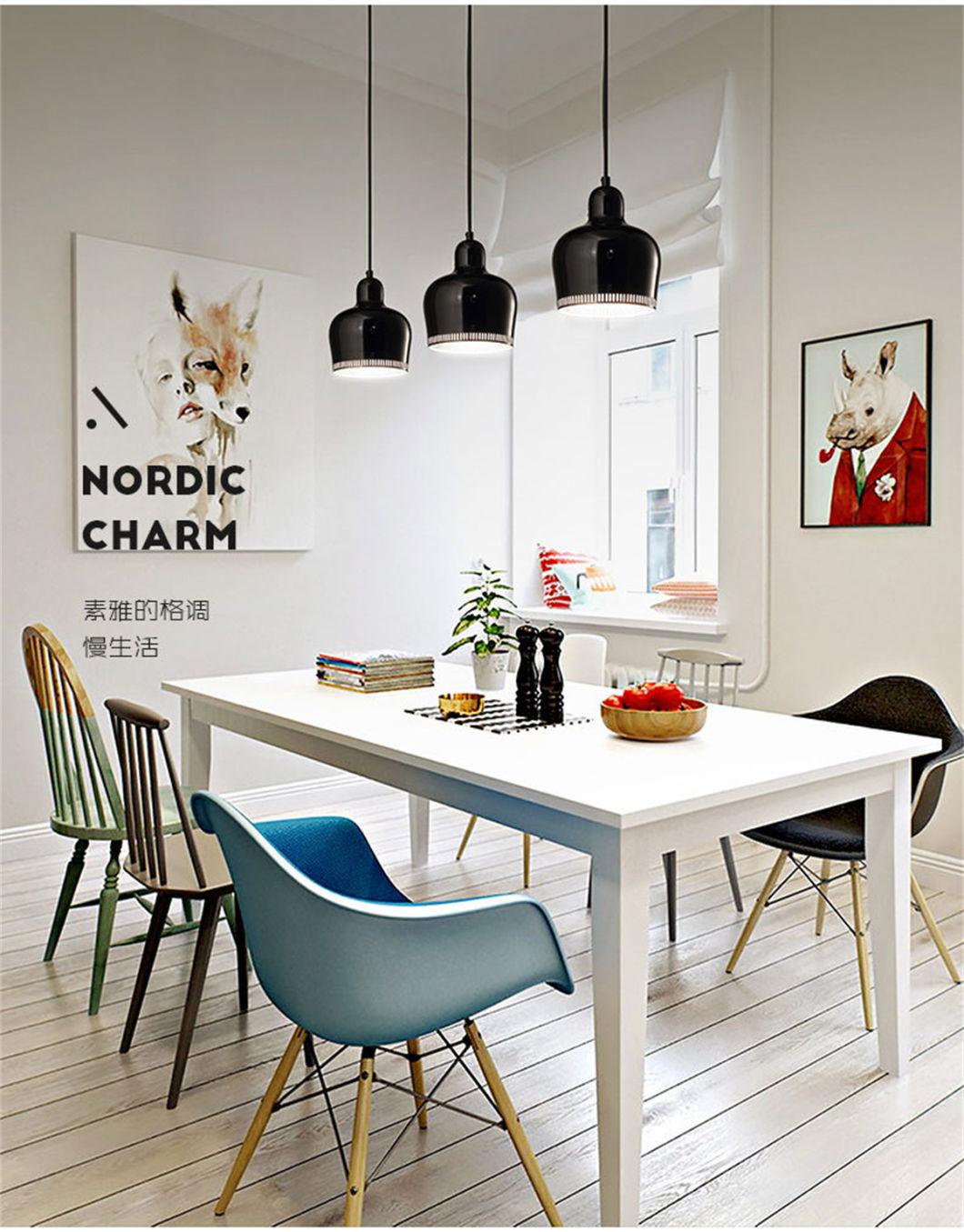 Nordic Style Admiralty Bell Metal Pendant Lamps