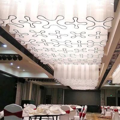 Large Size Hotel Ballroom Customized Ceiling Chandelier Light Lighting