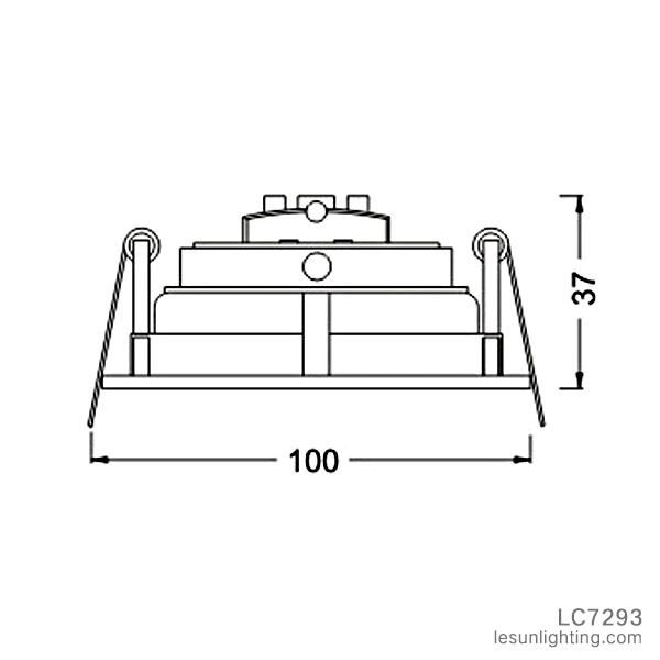 MR16 Halogen / LED Down Light / Venture Lamp (LC7293)