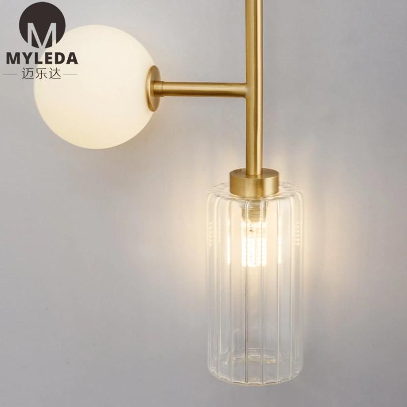 Modern Bathroom Mirror Light Brass Wall Sconce Modern Wall Light