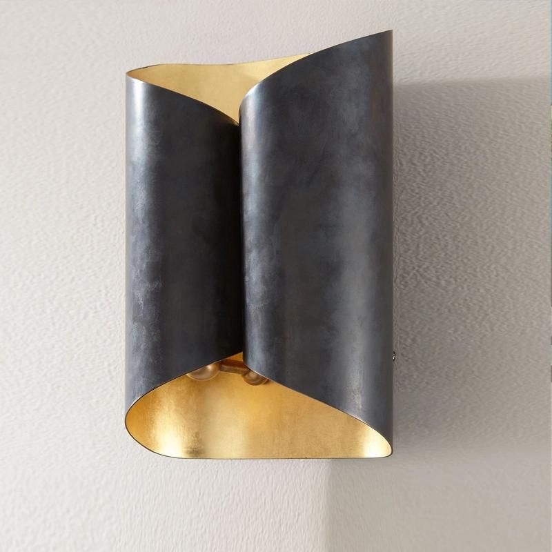 Roll of Paper Design Creative Wall Lamp Bedroom Lamp Bedside Lamp