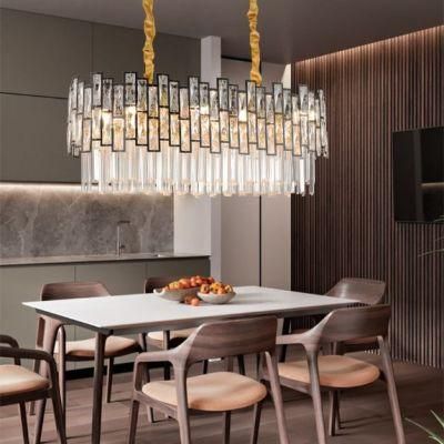 Art Luxury Style K9 Crystal LED Indoor Decoration Dining-Room Chandelier