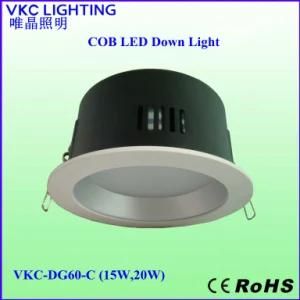 Cost Effective Hotel COB LED Down Lighting 15W 6inches, 2 Years Warranty