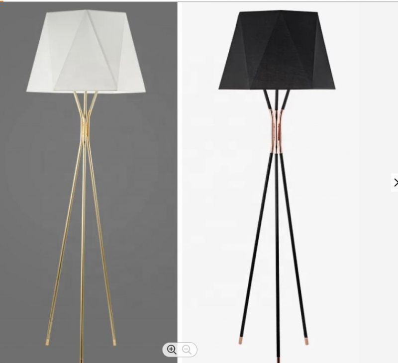 Nordic Standing Light for Home Modern Lamps Minimalist Corner Lamp Modern Black Tripod Floor Lamp