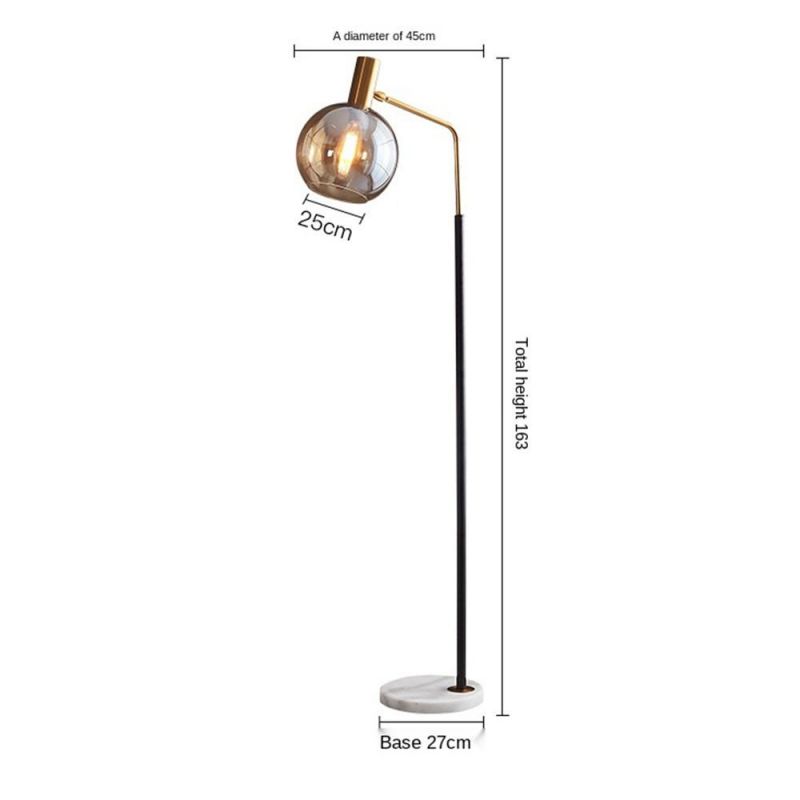 Simple Floor Lamps Living Room Sofa Bedroom Bedside Study Stand Lamps Luxury Vertical Reading Floor Lights