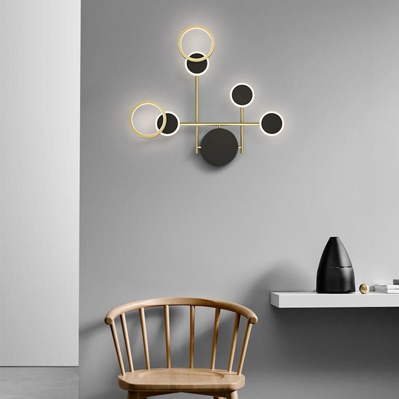 Nordic Living Room Wall Lamp Modern Creative Aisle Bedroom Bedside Lamps