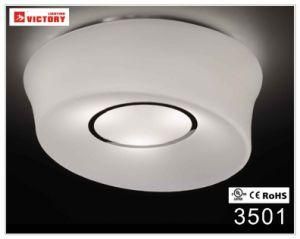 Modern High Quality Simple Glass Decorative Room LED Ceiling Light