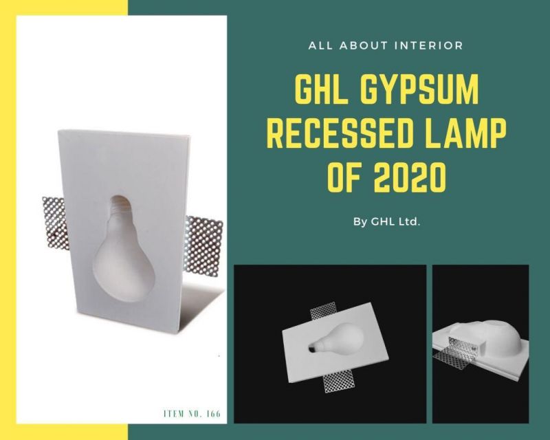 Simple Design Gypsum LED Recessed Lamp (166)
