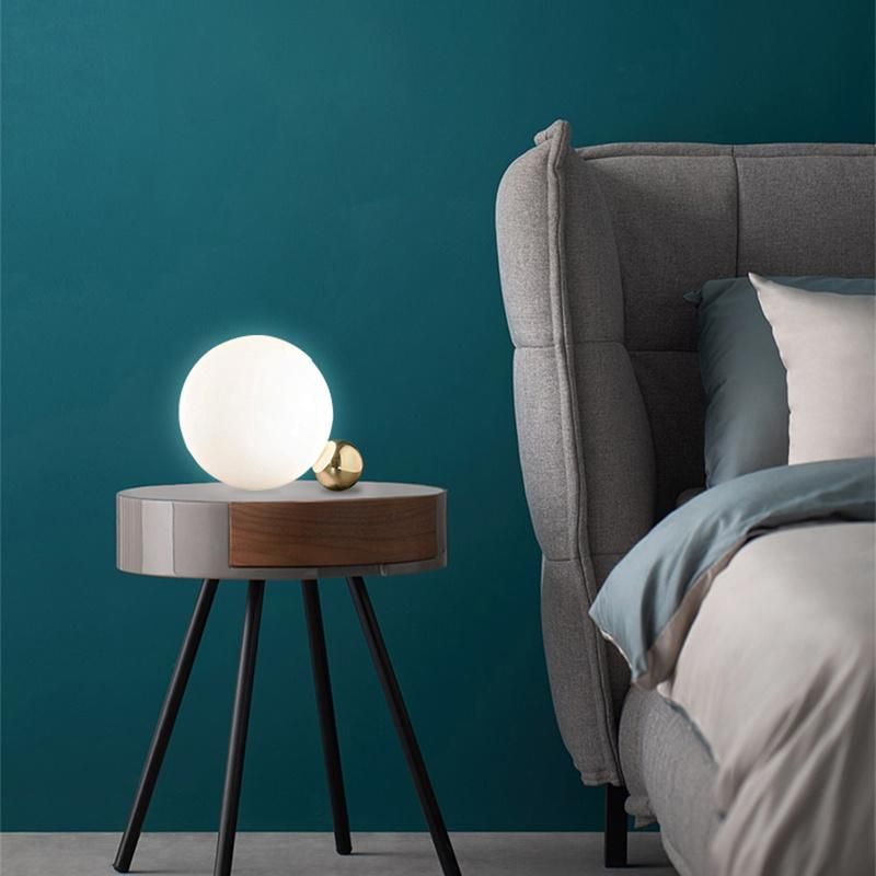 Bulb Shade Reading Light Bedside Lamp Nightstand Lamp Table AMP