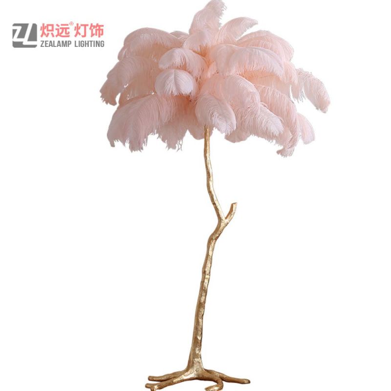 Post Modern Copper Floor Lamp for Living Room, Bedroom