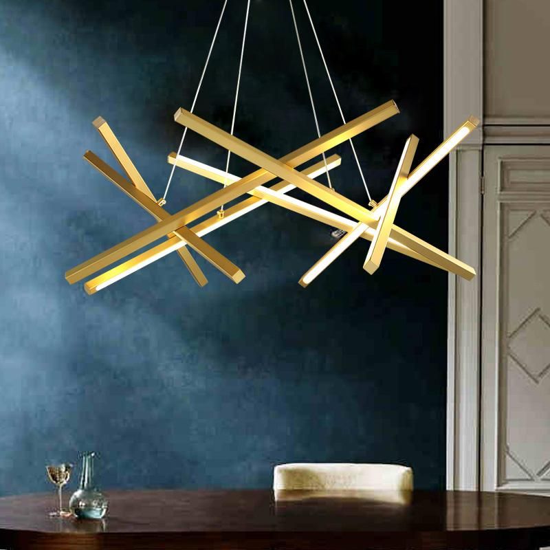 Geometric Branch Design Modern Style Chandelier Hotel Lobby Pendant Lamp