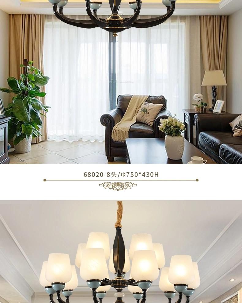 All Copper Modern LED Indoor Hotel Restant Home Ceiling Pendant Decoration Lighting Home Lighting and Fancydinning Light