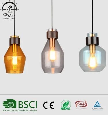 Decoration Indoor Lighting Modern Color Glass Pendant Lamps