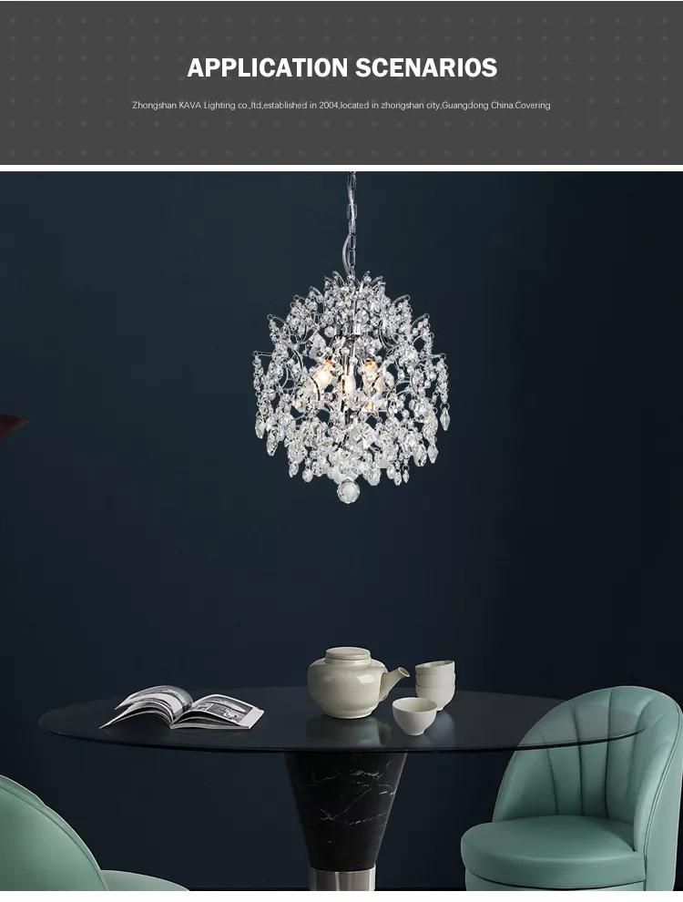 Glinting Wholesale European Popular Interior Glossy Prismatic Decoration Chandelier