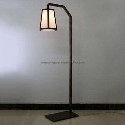 Metal in Bronze Finish Floor Lamp