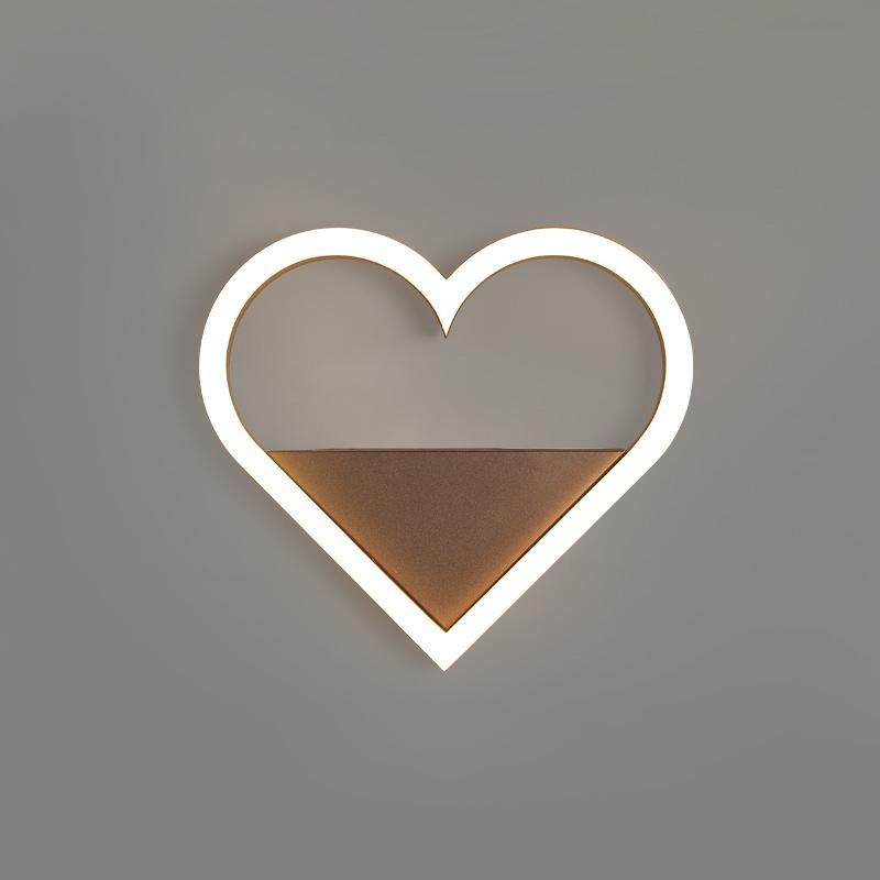 Wholesale Nordic Design Heart Shape LED Wall Lights