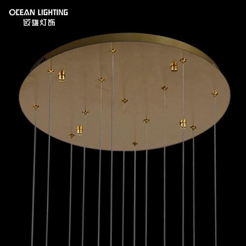 LED Clear Beauty Crystal Hanging Lamp Modern Pendant Stair Lighting