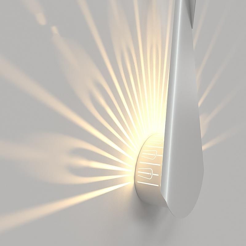 Peacock LED Wall Lamps Modern Wall Light for Bedroom Bedside Lamp (WH-OR-25)
