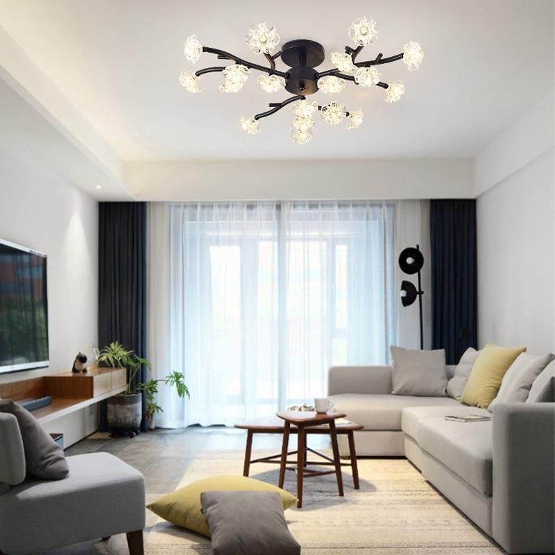 Living Room Lamp LED Ceiling Light Creative Personality Bedroom Lamp Modern Simple Branch Lamp