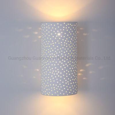 Indoor Modern Dreamy White Gypsum Wall Mounted LED Light for Hotel