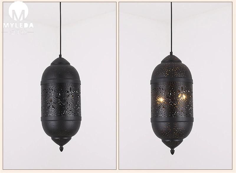 Moroccan Restaurant Vintage Wrought Iron Arabian Style Chandelier Pendant Lighting