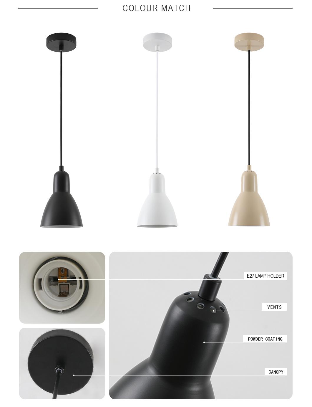 Metal Lighting Home Decoration Light Nordic Hanging Modern Pendant Lamp
