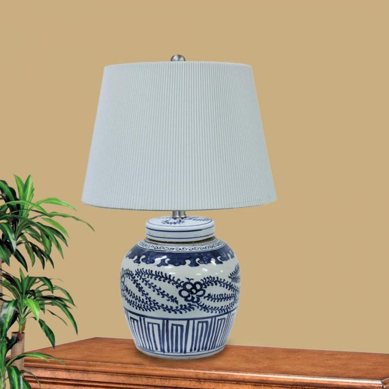 Home Goods Decor Chinese Modern Design Ceramic Flower Vase, Wholesale Antique Vintage Blue and White Porcelain Vase for Wedding