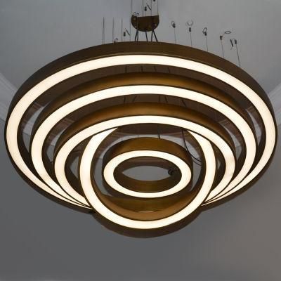 Modern Decorative Customized Round LED Pendant Light for Restaurant, Ballroom