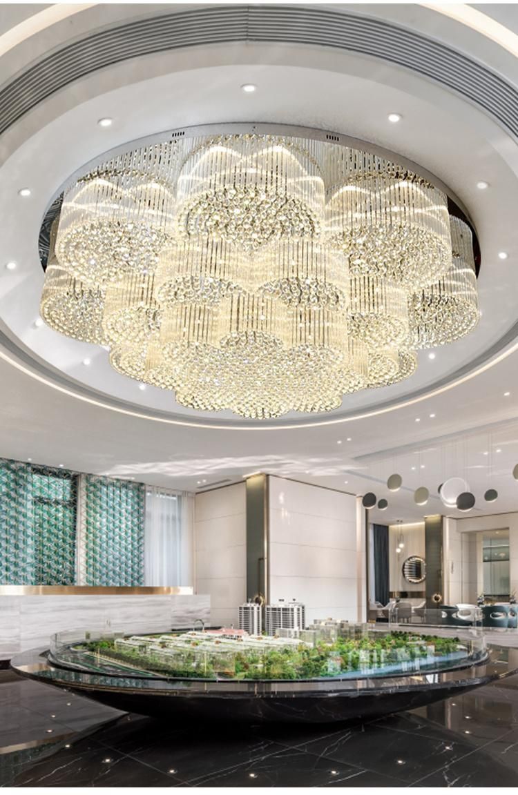 Modern Style Decoration Hotel Villa Banquet Custom Project LED Chandelier Ceiling Light
