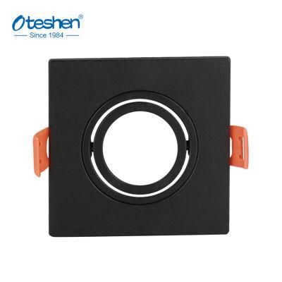 White &amp; Black Mini Adjustable LED Downlight Frame for PC GU10