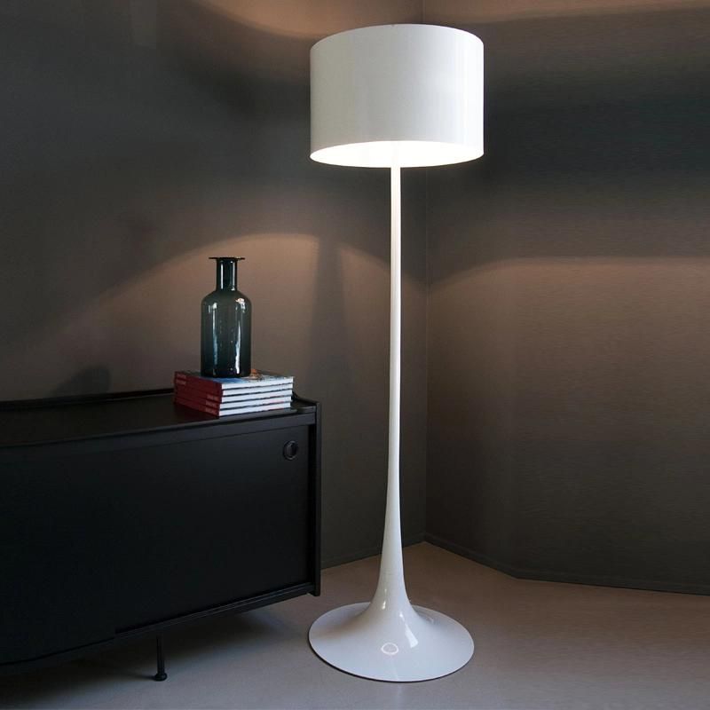 Nordic Simple Designer Floor Lights for Living Room Ssofa Bedroom Study Black LED Stand Light (WH-MFL-58)